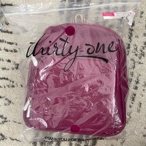 Thirty-One Festival Mini Backpack in Crushed Berry Pebble